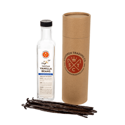 Gourmet Tahitian Vanilla Bean Extract Kit - Stavoren Trading Co.